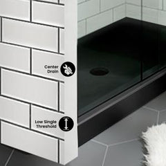 Swiss Madison Voltaire 60 x 30 Single-Threshold, Center Drain, Shower Base - SM-SB518 - The Home Selection