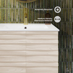 Swiss Madison Cascade 24 in. Bathroom Vanity - The Home Selection