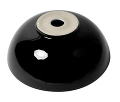Alfi Black & White 15  Round Vessel Above Mount Ceramic Sink - ABC906