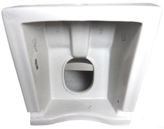 EAGO White Ceramic Bathroom Bidet with Elongated Seat - JA1010