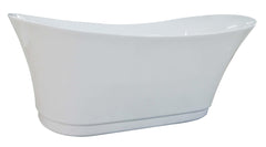 EAGO 6 Foot White Free Standing Air Bubble Bathtub - AM2140