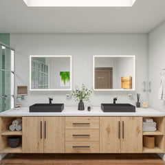 Alfi 24  Modern Rectangular Above Mount Ceramic Sink - ABC902