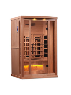 Golden Designs 8000 Reserve Series PureTech™ Full Spectrum Infrared Sauna Near Zero EMF with Himalayan Salt Bar -  GDI-8020-02