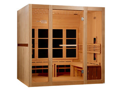 Golden Designs 8 Person Full Spectrum Near Zero EMF FAR IR Sauna - GDI-6880-03 FS