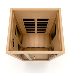 Dynamic 1 Person "Gracia" Infrared Sauna Ultra Low EMF with Canadian Hemlock - DYN-6119-01 Elite - The Home Selection