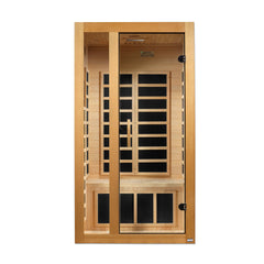 Dynamic 1 Person "Gracia" Infrared Sauna Ultra Low EMF with Canadian Hemlock - DYN-6119-01 Elite - The Home Selection