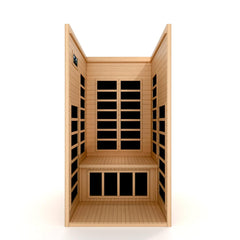 Dynamic 1 Person "Gracia" Infrared Sauna Ultra Low EMF with Canadian Hemlock - DYN-6119-01 Elite - The Home Selection