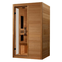Dynamic 2 Person "Lucca" Infrared Sauna Low EMF with Canadian Hemlock - DYN-6215-05 - The Home Selection