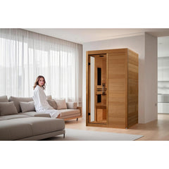 Dynamic 2 Person "Lucca" Infrared Sauna Low EMF with Canadian Hemlock - DYN-6215-05 - The Home Selection