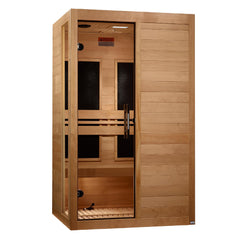 Dynamic 2 Person "Lucca" Infrared Sauna Low EMF with Canadian Hemlock - DYN-6215-05 - The Home Selection