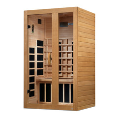 Dynamic 2 Person "Serena" Infrared Sauna Near Zero EMF with Canadian Hemlock - DYN-6229-03 FS - The Home Selection