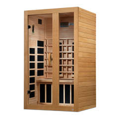 Dynamic 2 Person "Serena" Infrared Sauna Near Zero EMF with Canadian Hemlock - DYN-6229-03 FS - The Home Selection