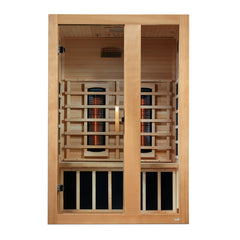 Dynamic 2 Person "Serena" Infrared Sauna Near Zero EMF with Canadian Hemlock - DYN-6229-03 FS - The Home Selection