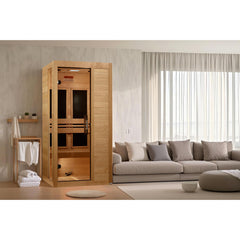 Dynamic 2 Person "Veneto Elite" Infrared Sauna Ultra Low EMF with Canadian Hemlock - DYN-6115-05 Elite - The Home Selection