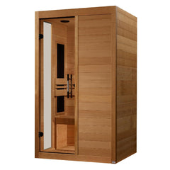 Dynamic 2 Person "Veneto" Infrared Sauna Low EMF with Canadian Hemlock - DYN-6115-05 - The Home Selection