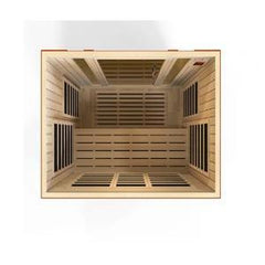 Dynamic 3 Person Low EMF Far Infrared Sauna, Bellagio Edition - DYN-6306-02 - The Home Selection