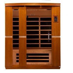 Dynamic 3 Person Low EMF Far Infrared Sauna, Lugano Edition - DYN-6336-02 - The Home Selection