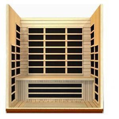 Dynamic 3 Person Low EMF Far Infrared Sauna, Lugano Edition - DYN-6336-02 - The Home Selection