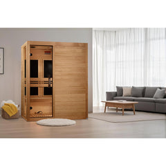 Dynamic 3 person "Toscana Elite" Infrared Sauna Ultra Low EMF with Canadian Hemlock - DYN-6315-05 Elite - The Home Selection