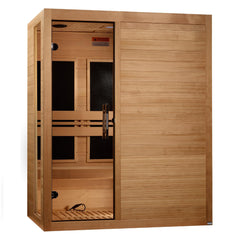 Dynamic 3 person "Toscana" Infrared Sauna Low EMF with Canadian Hemlock - DYN-6315-05 - The Home Selection