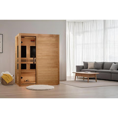 Dynamic 3 person "Toscana" Infrared Sauna Low EMF with Canadian Hemlock - DYN-6315-05 - The Home Selection