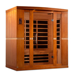 Dynamic 4 Person "Bergamo Elite" Infrared Sauna Ultra Low EMF with Canadian Hemlock - DYN-6440-01 Elite - The Home Selection