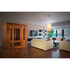 Dynamic 4 Person "Bergamo Elite" Infrared Sauna Ultra Low EMF with Canadian Hemlock - DYN-6440-01 Elite - The Home Selection