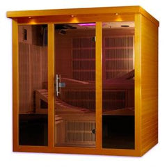 Dynamic 6 Person Near Zero EMF Far Infrared Sauna DYN-6996-01 Elite - The Home Selection