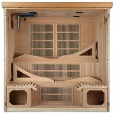 Dynamic 6 Person Near Zero EMF Far Infrared Sauna DYN-6996-01 Elite - The Home Selection