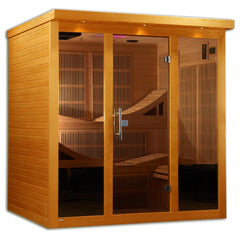 Dynamic 6 Person Near Zero EMF Far Infrared Sauna DYN-6996-01 Elite - The Home Selection