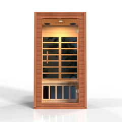 Dynamic "Avila" FAR Infrared Sauna with Hemlock Wood, Low EMF 2-Person - DYN-6103-01 - The Home Selection