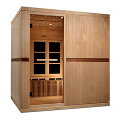 Dynamic "Catalonia" Infrared Sauna with Hemlock Wood, Ultra Low EMF 8-Person - GDI-6880-02 - The Home Selection