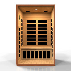 Dynamic Cordoba 2-person Low EMF (Under 8MG) FAR Infrared Sauna (Canadian Hemlock) - DYN-6203-01 - The Home Selection