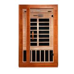 Dynamic Cordoba 2-person Low EMF (Under 8MG) FAR Infrared Sauna (Canadian Hemlock) - DYN-6203-01 - The Home Selection