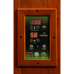 Dynamic Heming Elite 2-person Corner Ultra Low EMF (Under 3MG) FAR Infrared Sauna (Canadian Hemlock) - DYN-6225-02 Elite - The Home Selection
