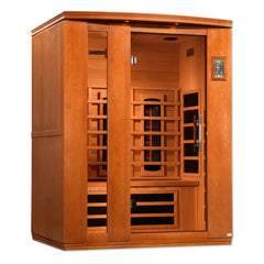 Dynamic Lugano 3-Person Full Spectrum Near Zero EMF (Under 2MG) FAR Infrared Sauna (Canadian Hemlock) - DYN-6336-03 FS - The Home Selection