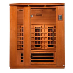 Dynamic Lugano 3-Person Full Spectrum Near Zero EMF (Under 2MG) FAR Infrared Sauna (Canadian Hemlock) - DYN-6336-03 FS - The Home Selection