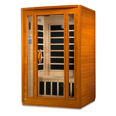 Dynamic San Marino Elite 2-person Ultra Low EMF (Under 3MG) FAR Infrared Sauna (Canadian Hemlock) - DYN-6206-01 Elite - The Home Selection