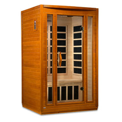 Dynamic San Marino Elite 2-person Ultra Low EMF (Under 3MG) FAR Infrared Sauna (Canadian Hemlock) - DYN-6206-01 Elite - The Home Selection