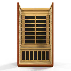 Dynamic San Marino Elite 2-person Ultra Low EMF (Under 3MG) FAR Infrared Sauna (Canadian Hemlock) - DYN-6206-01 Elite - The Home Selection