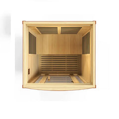 Dynamic San Marino Elite 2-person Ultra Low EMF (Under 3MG) FAR Infrared Sauna (Canadian Hemlock) - DYN-6206-01 Elite - The Home Selection