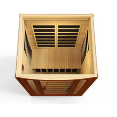 Dynamic San Marino Elite 2-person Ultra Low EMF (Under 3MG) FAR Infrared Sauna (Canadian Hemlock) - DYN-6206-01 Elite - The Home Selection