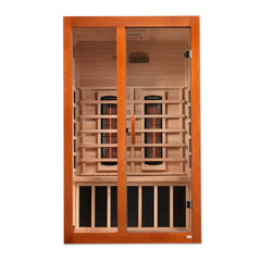 Dynamic Santiago 2-Person Full Spectrum Near Zero EMF (Under 2MG) FAR Infrared Sauna (Canadian Hemlock) - DYN-6209-03 FS - The Home Selection