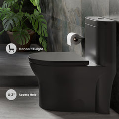 Swiss Madison Monaco One-Piece Elongated Toilet Dual-Flush 1.1/1.6 gpf - SM-1T108 - The Home Selection