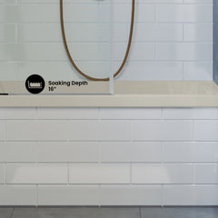 Swiss Madison Voltaire 48" X 32" Right-Hand Drain Alcove Bathtub in Bisque - SM-DB562BQ - The Home Selection