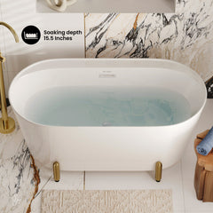 Swiss Madison Monaco 59" Freestanding Bathtub with Stand - SM-FB1002