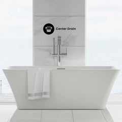 Swiss Madison St. Tropez 67" Freestanding Bathtub - SM-FB579 - The Home Selection