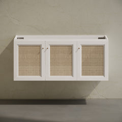 Swiss Madison Classe 48" Wall-Mounted Bathroom Vanity in White Oak without Sink Top - SM-CO2807WO