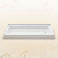 Swiss Madison Voltaire 60 x 30 Shower Pan Base with Right Drain - SM-SB0526G - The Home Selection