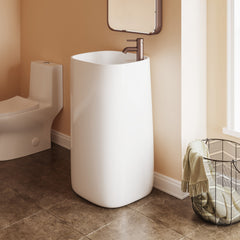 Swiss Madison Ivy One-Piece Pedestal Sink - SM-PS313 - The Home Selection